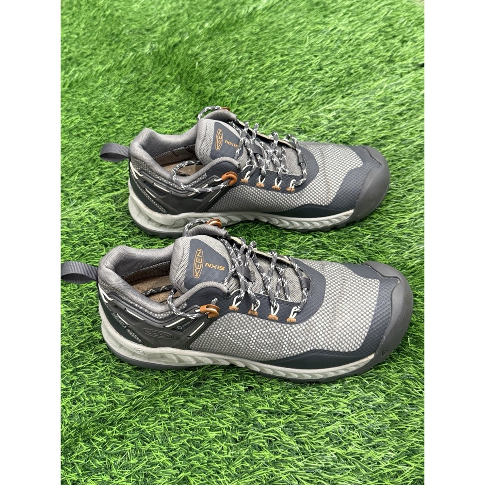 Keen NXIS EVO Waterproof Hiking Shoes Low Top Gorp Outdoor Grey Women's 8